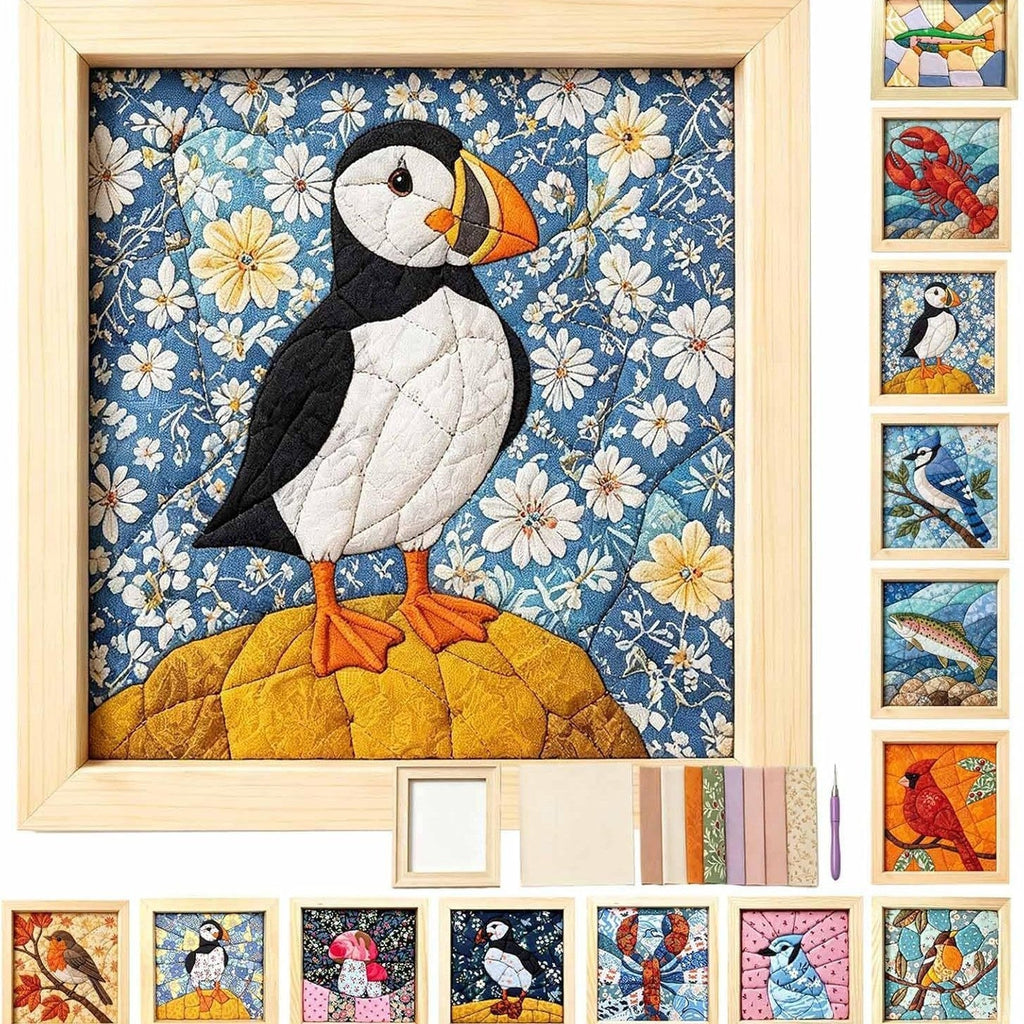 DIY No-Sew Fabric Art Kit – Textured Fabric Craft