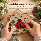 DIY Felt Sewing Craft Kit with Buttons & Meaning Card