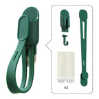 6-Pack Silicone Christmas Garland Hangers with Hooks