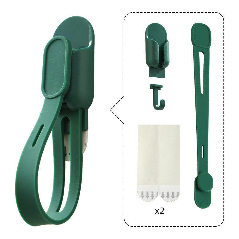 6-Pack Silicone Christmas Garland Hangers with Hooks