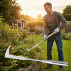 Stainless Steel Gap Weeding Tool – L-Shaped Hand Weeder for Clearing Grass Between Pavers, Yard Cracks, Terraces and Garden Paths