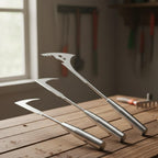 Stainless Steel Gap Weeding Tool – L-Shaped Hand Weeder for Clearing Grass Between Pavers, Yard Cracks, Terraces and Garden Paths