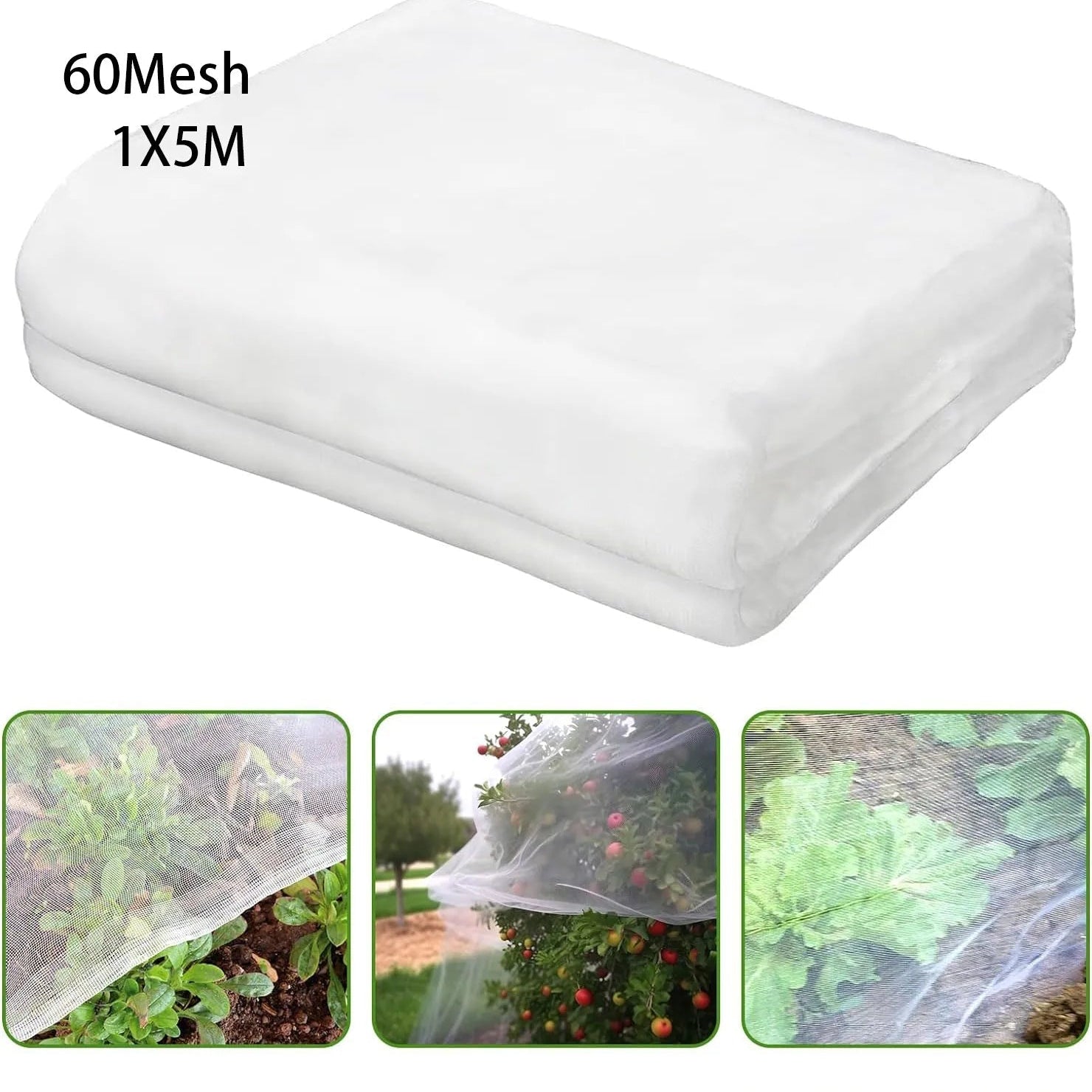 BUGBARRIER – HDPE Insect Net for Breathable Plant Protection & Pest Control
