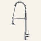 Stainless Steel High Arc Pull Down Kitchen Faucet with Single Handle