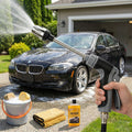 Universal Fit Stainless Steel Garden Hose Nozzle High Pressure Long
