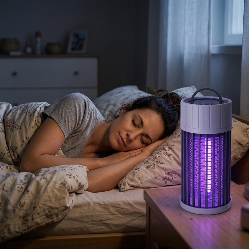 USB Rechargeable Mosquito Killer Lamp UV Insect Trap Indoor Outdoor