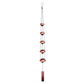 Five Bell Brass Wind Chime for Outdoor Porch and Garden Decor
