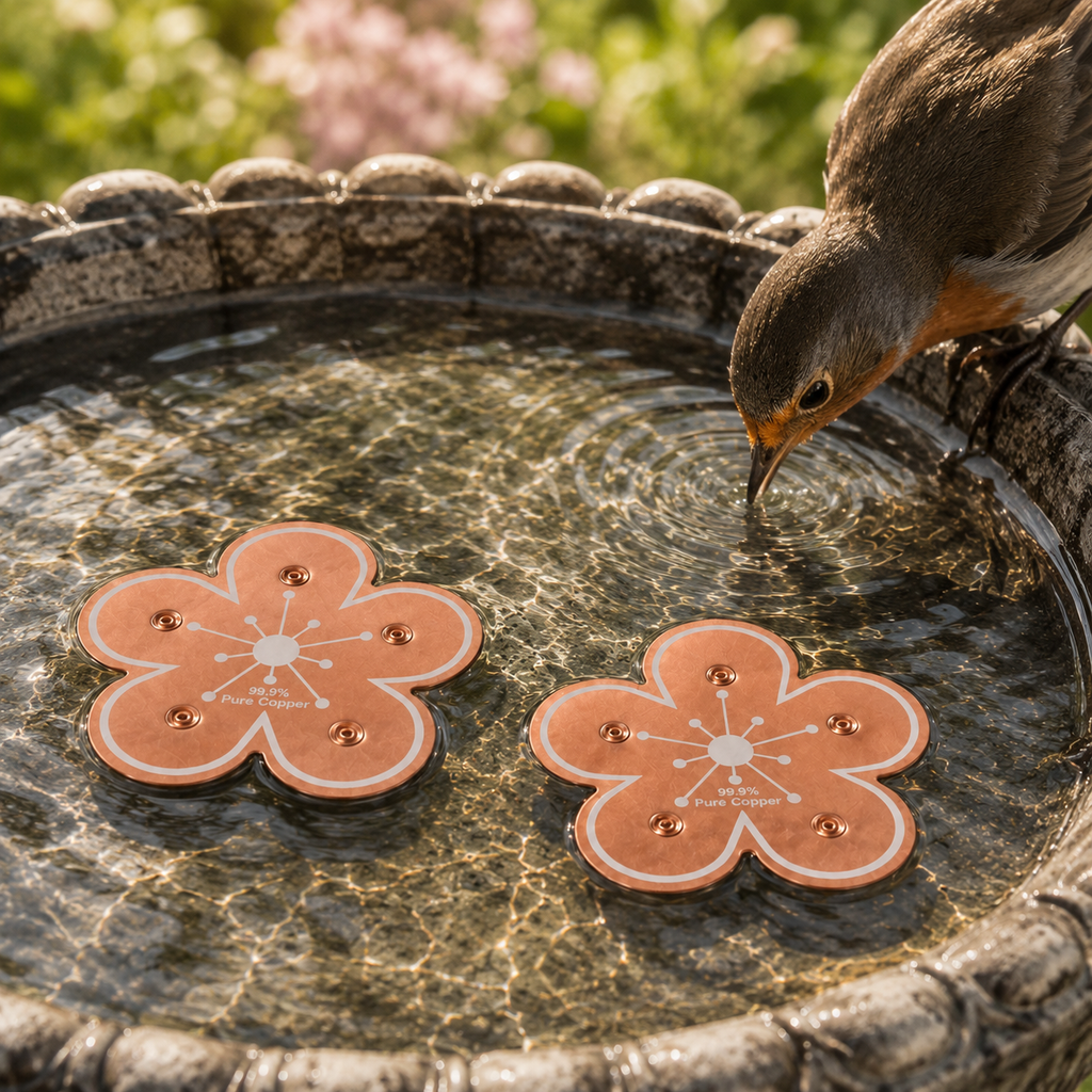 Pure Copper Bird Bath Purifier Disc for Algae Control