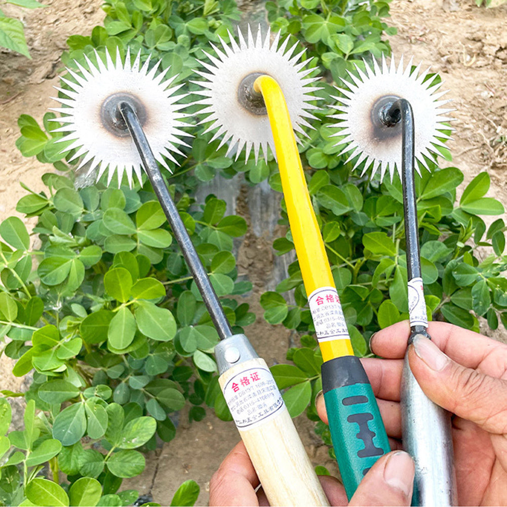 Manual Garden Weed Remover – Portable Sunflower Hoe and Rake Tool for Lawn Care, Soil Loosening and Convenient Outdoor Weeding
