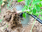 Manual Garden Weed Remover – Portable Sunflower Hoe and Rake Tool for Lawn Care, Soil Loosening and Convenient Outdoor Weeding