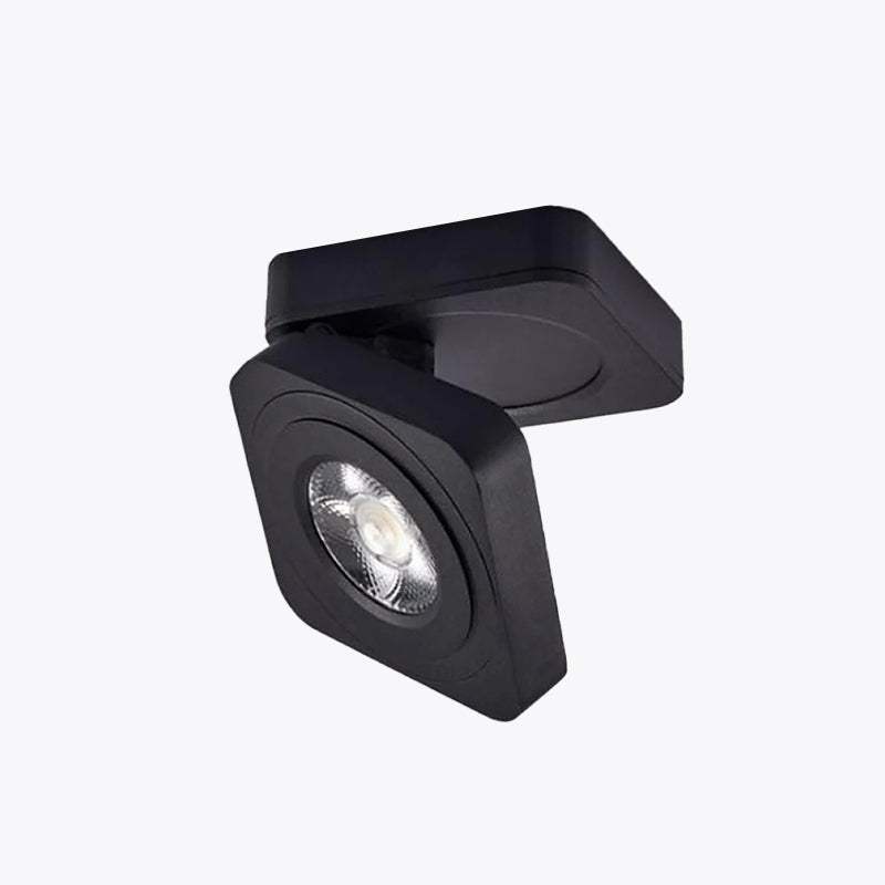 Adjustable LED Ceiling Spotlight Square Surface Mount Light
