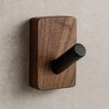 Natural Wood Hook Wall Organizer