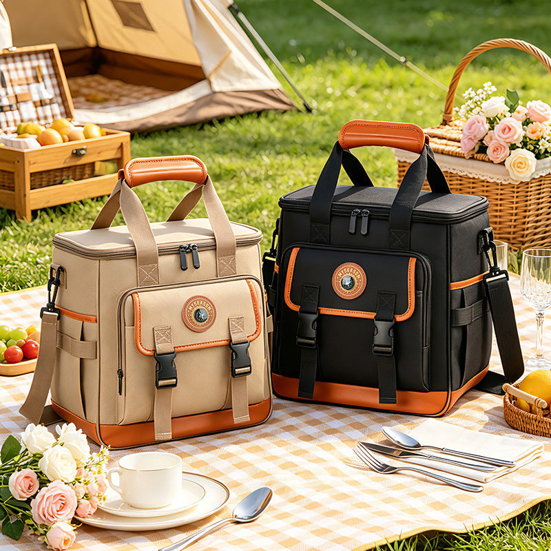 Insulated Cooler Bag for Picnics, Camping & Travel