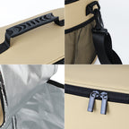 Insulated Lunch Cooler with Digital Temperature Display & Multiple Compartments