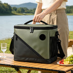Insulated Cooler Tote with Digital Temperature Display & Shoulder Strap