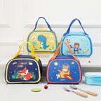 Kids Insulated Lunch Bag with Cartoon Design for School & Picnics