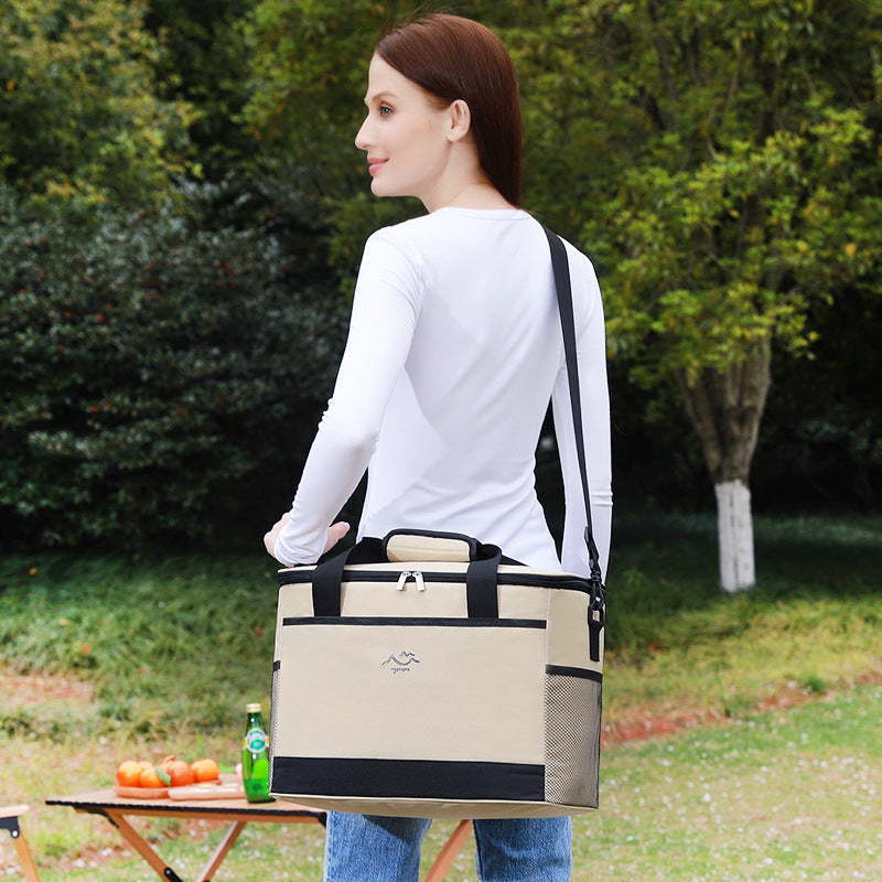 Insulated Picnic Cooler Bag for Camping, Travel & Outdoor Use