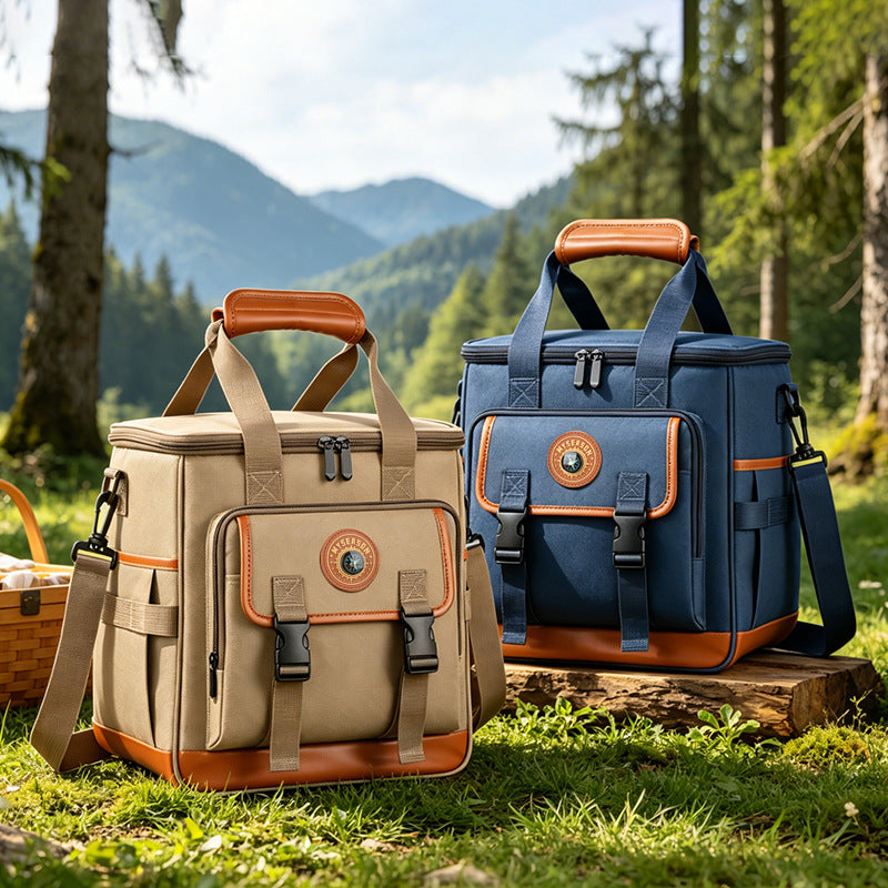 Insulated Cooler Bag for Picnics, Camping & Travel