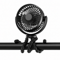 Portable Clip-On Fan with Flexible Tripod Legs for Home Travel Office