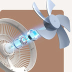 Foldable USB Rechargeable Portable Desk Fan