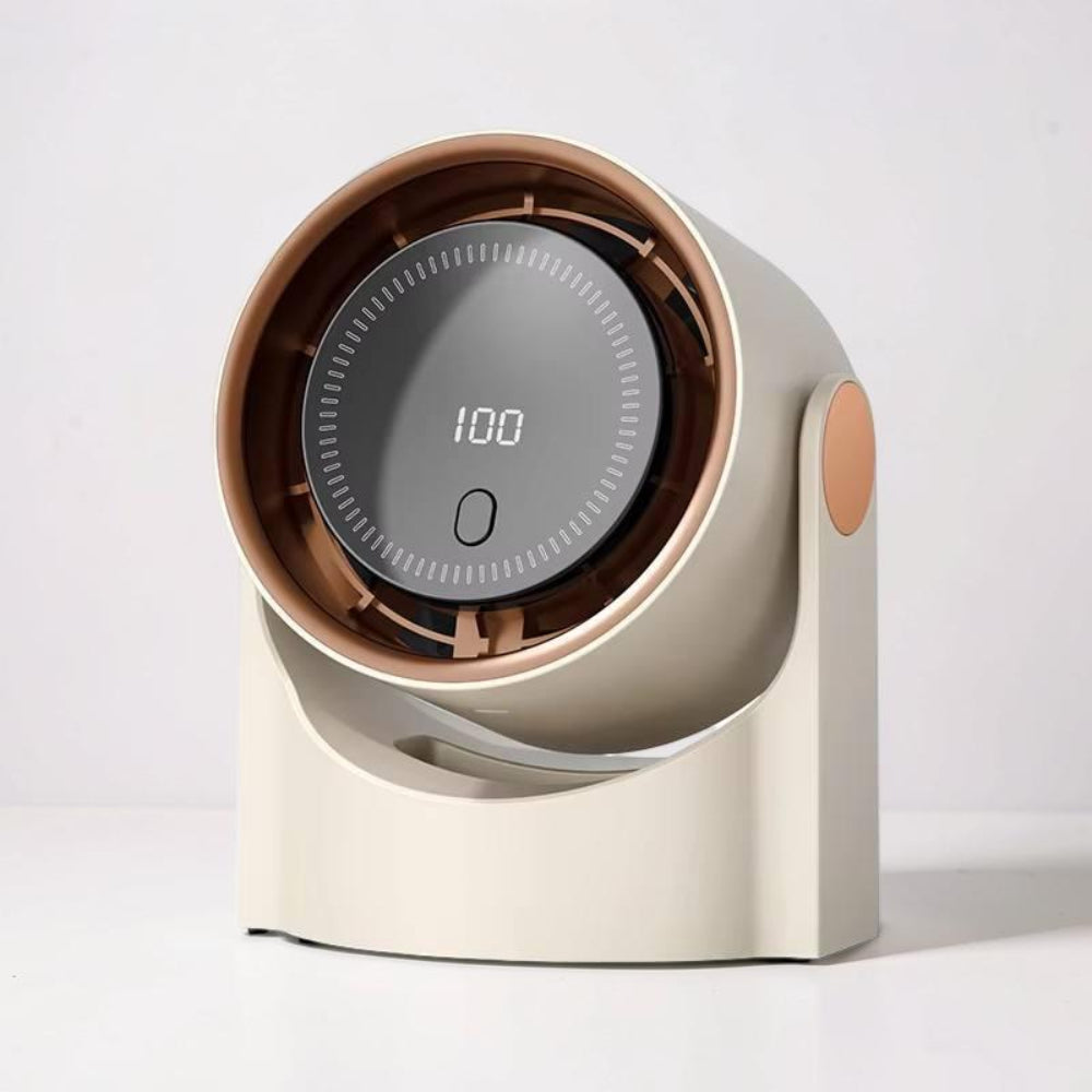 Portable USB Desk Fan with Adjustable Airflow and Oscillation