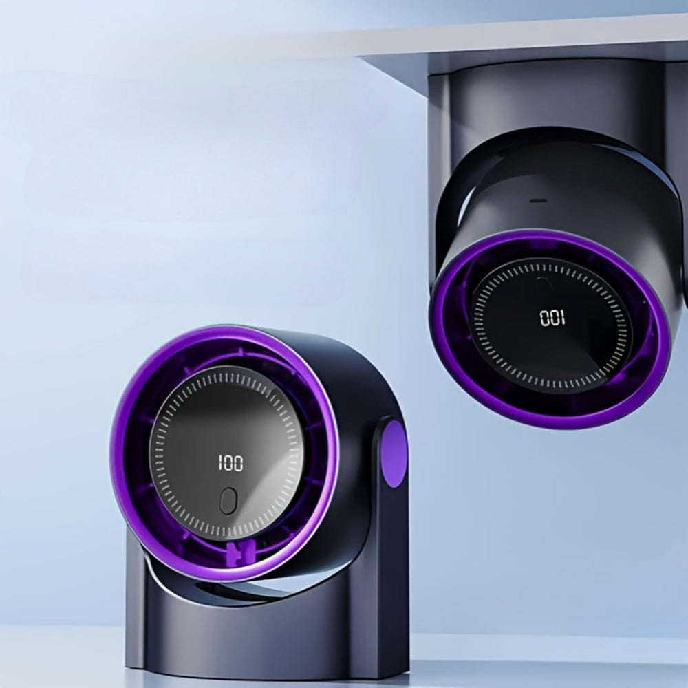 Portable USB Desk Fan with Adjustable Airflow and Oscillation