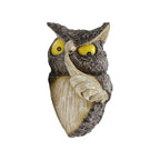 Owl Tree Hanging Ornament Resin Garden Decor for Yard Patio