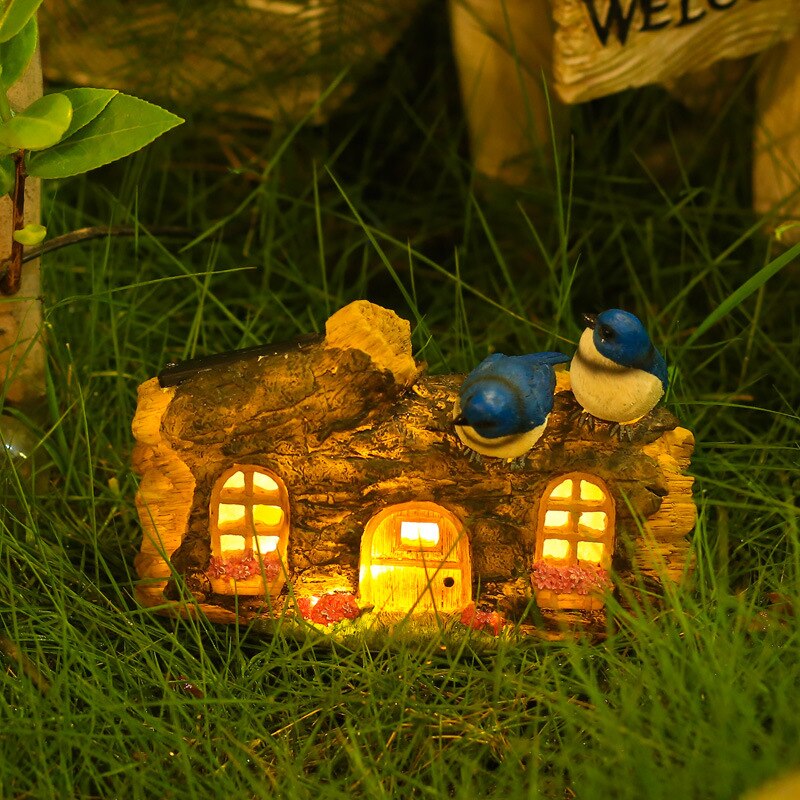 Resin Ornament Solar Lights