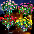 Solar Flower Lights LED Azalea Outdoor Garden Yard Path Lighting