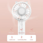 Portable USB Rechargeable Mini Hand Fan – 2 Pack