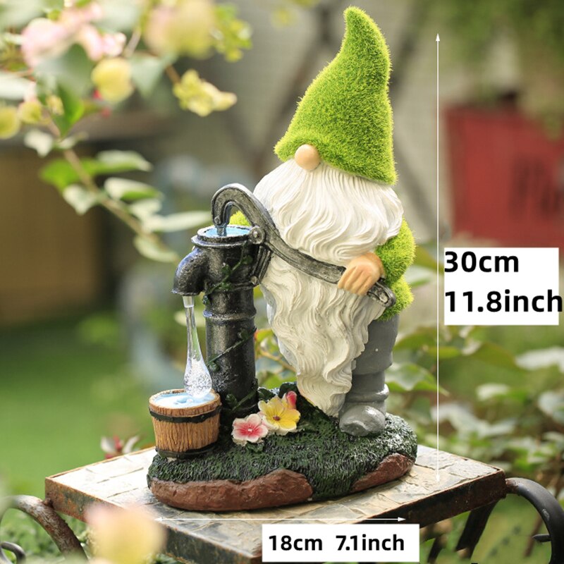 Resin Ornament Solar Lights