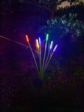 Solar Reed Garden Lights Swaying Outdoor Pathway Lamps