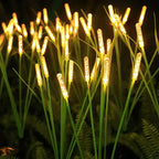 Solar Reed Garden Lights Swaying Outdoor Pathway Lamps
