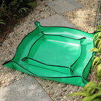 Waterproof Plant Repotting Mat with Snap Corners for Indoor Potting