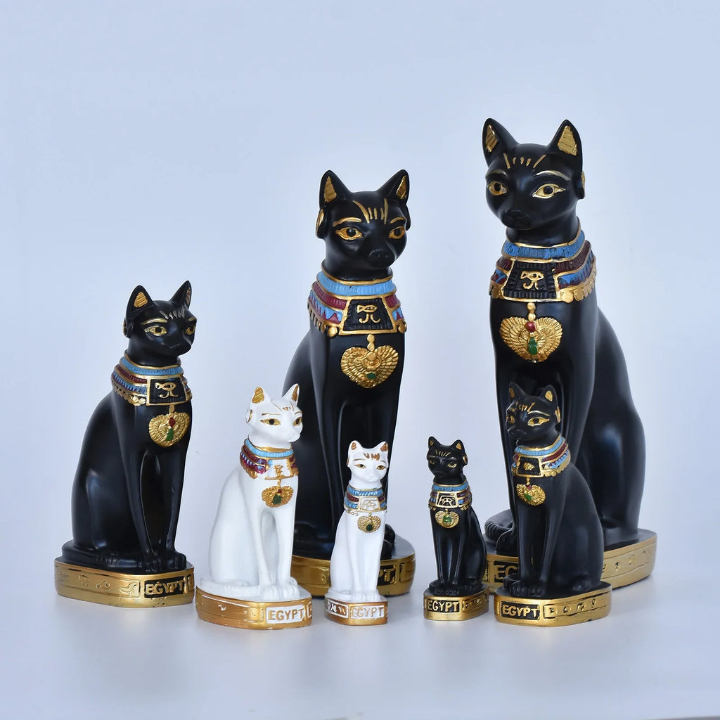 Egyptian Cat Goddess Cat Statue Resin Figurine Home & Garden Decor