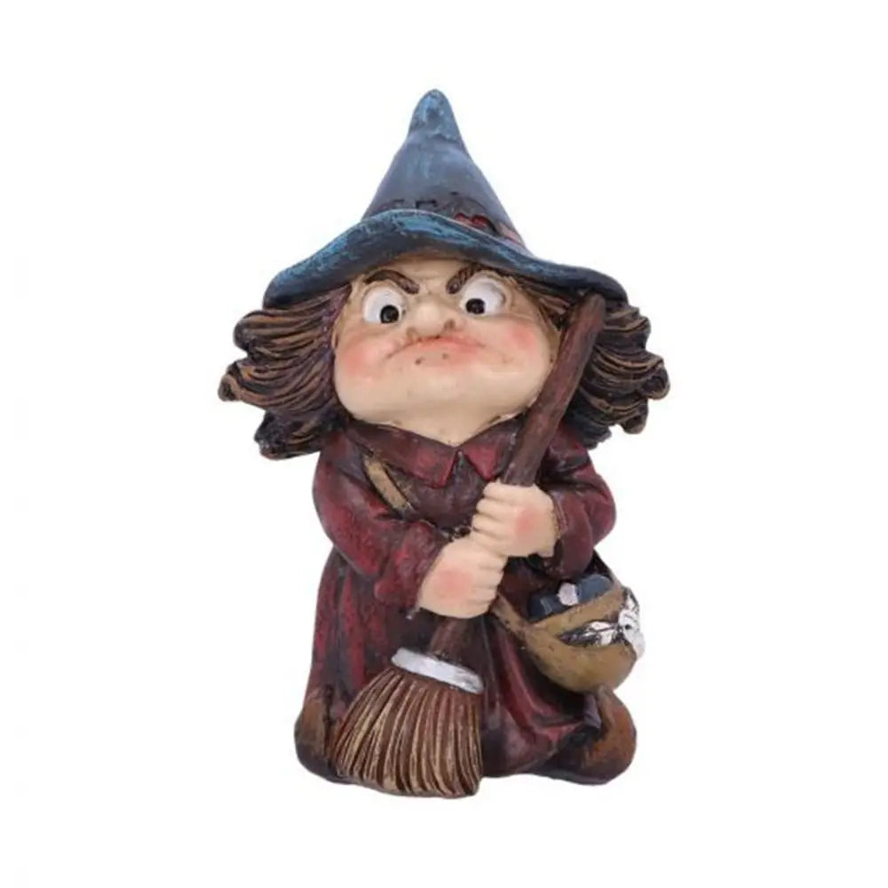 Resin Witch Statue Waterproof Indoor Outdoor Halloween Decor