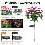 Solar Flower Lights LED Azalea Outdoor Garden Yard Path Lighting