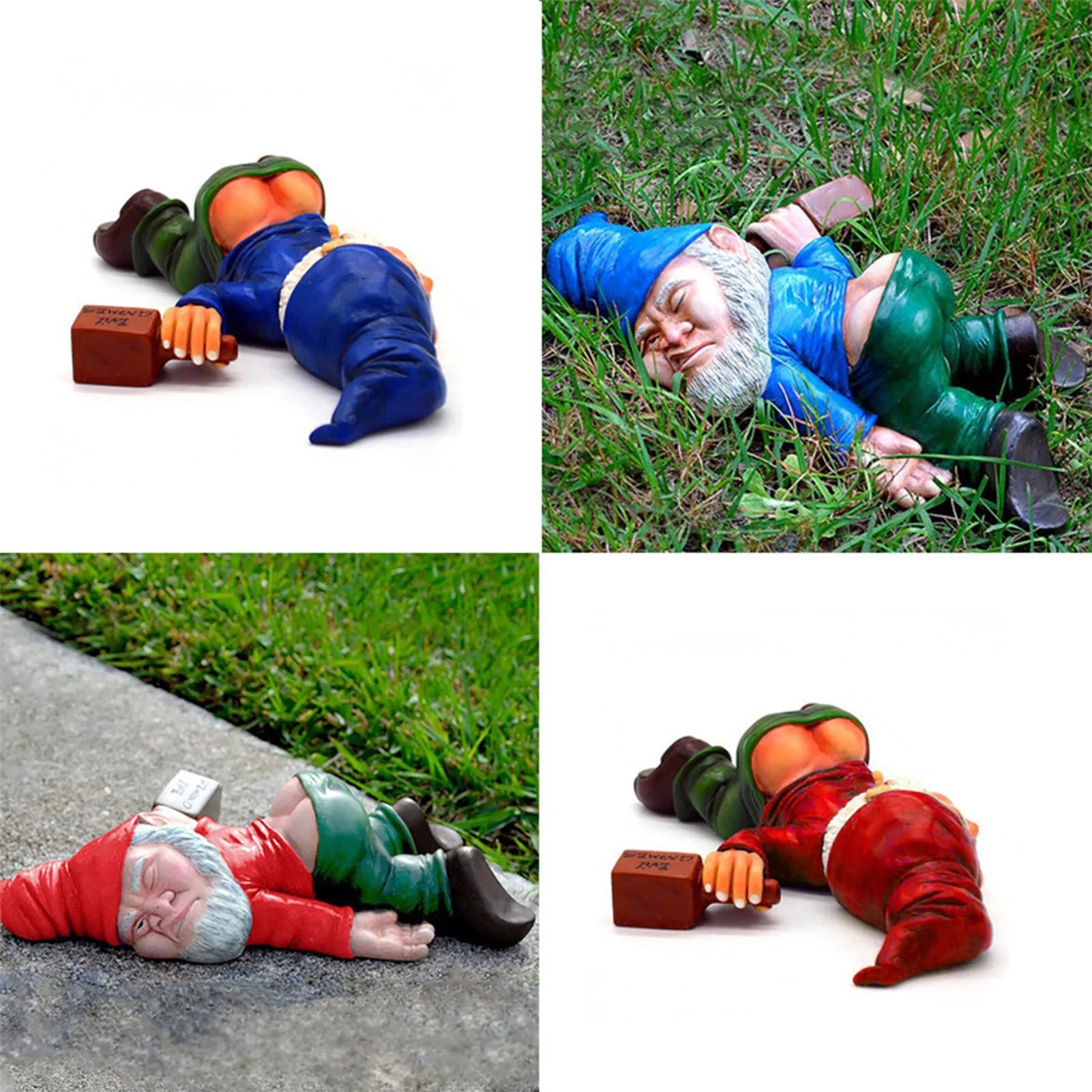 Garden Gnome Statue Outdoor Patio Yard Decor Gift