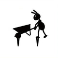 Ant Garden Decor Metal Yard Ant Garden Stakes Lawn Art