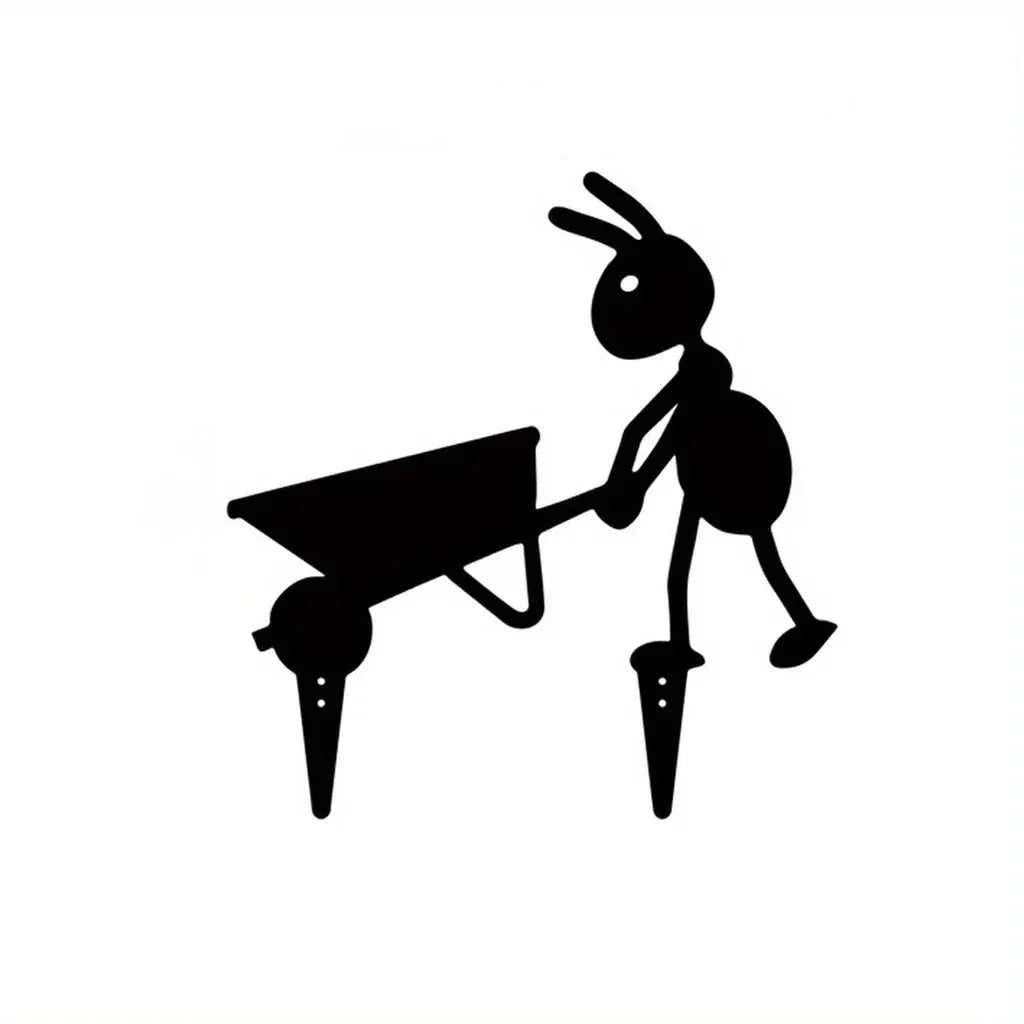 Ant Garden Decor Metal Yard Ant Garden Stakes Lawn Art