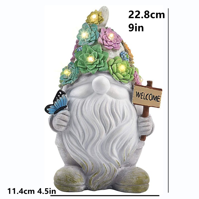 Resin Ornament Solar Lights