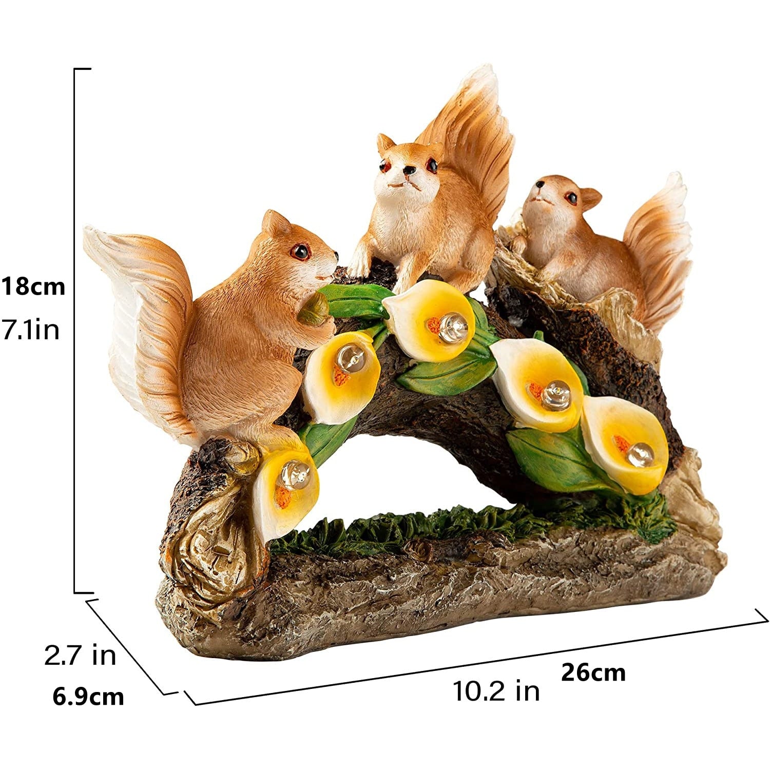 Resin Ornament Solar Lights
