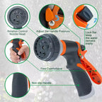 Garden Spray Gun with 8 Spray Patterns – Watering, Cleaning & Car Wash
