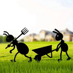 Ant Garden Decor Metal Yard Ant Garden Stakes Lawn Art