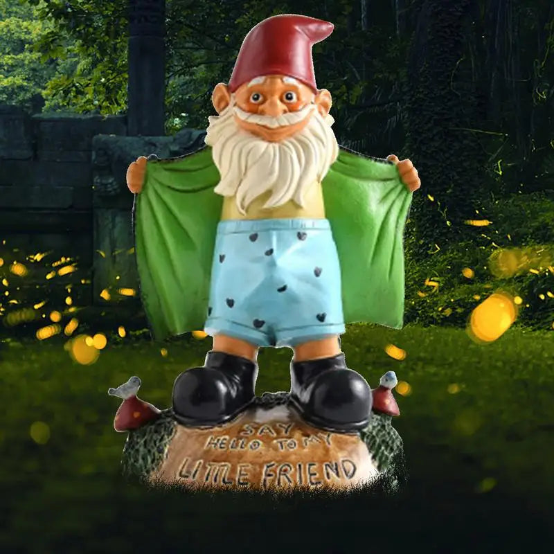 Garden Gnome Statue Outdoor Figurine – Whimsical Backyard & Garden Decor