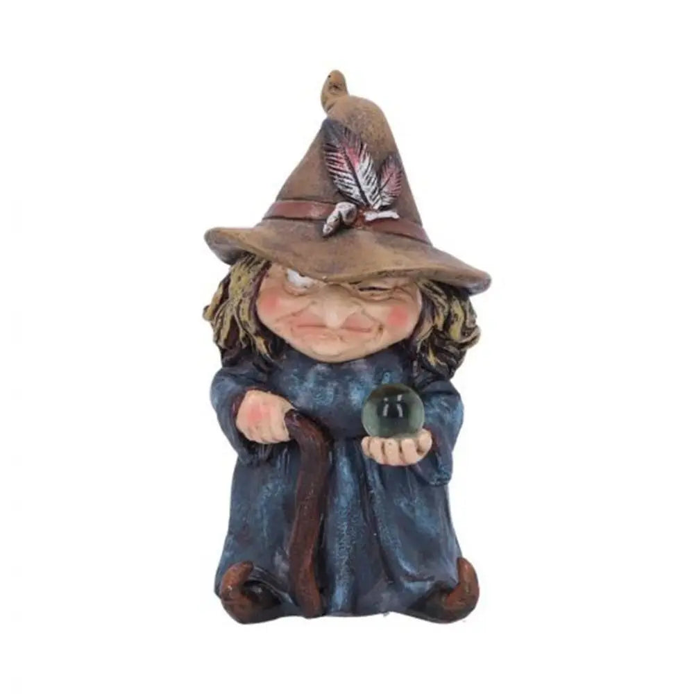 Resin Witch Statue Waterproof Indoor Outdoor Halloween Decor