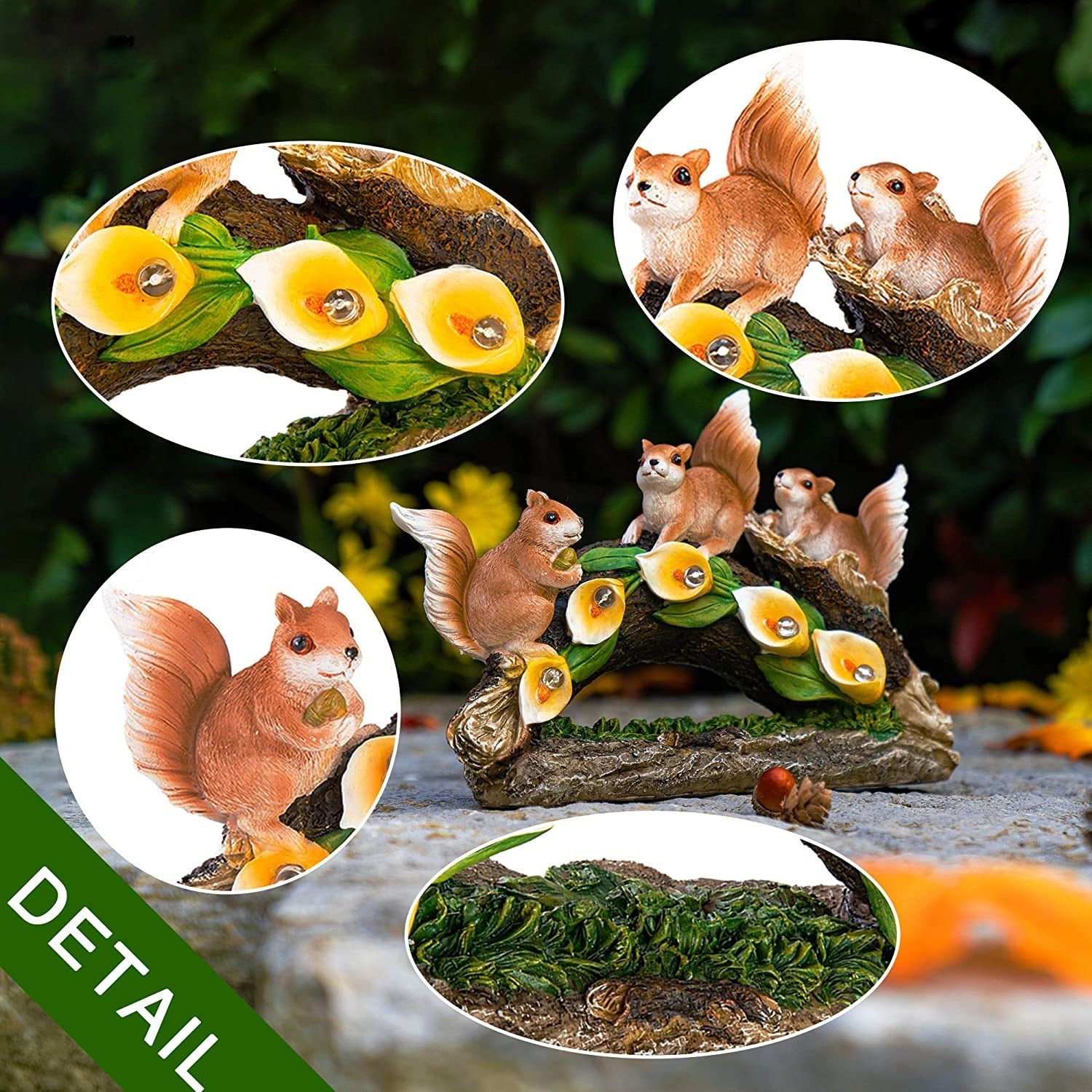 Resin Ornament Solar Lights