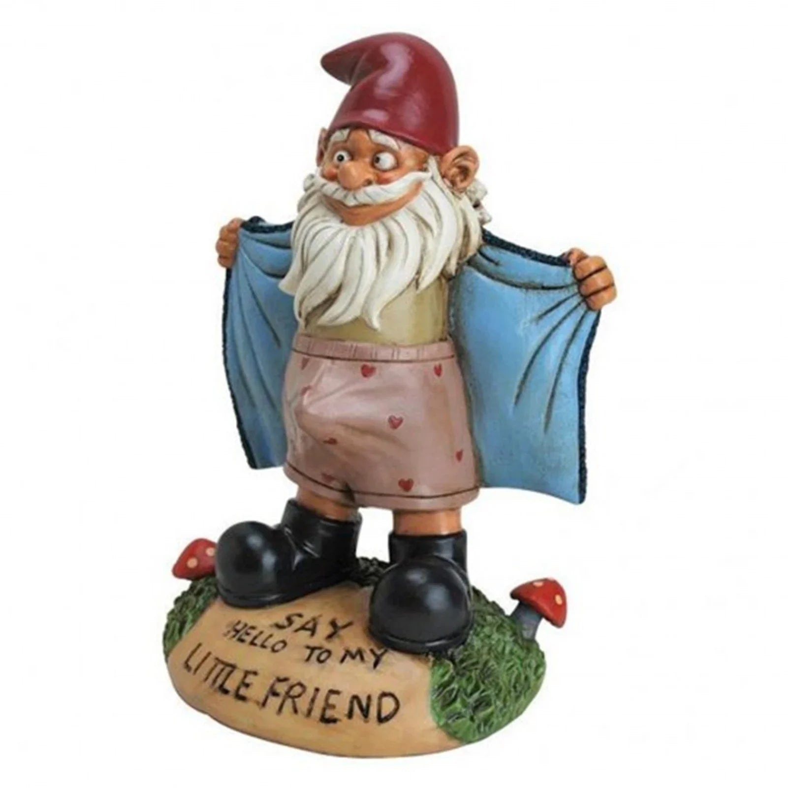 Garden Gnome Statue Outdoor Figurine – Whimsical Backyard & Garden Decor