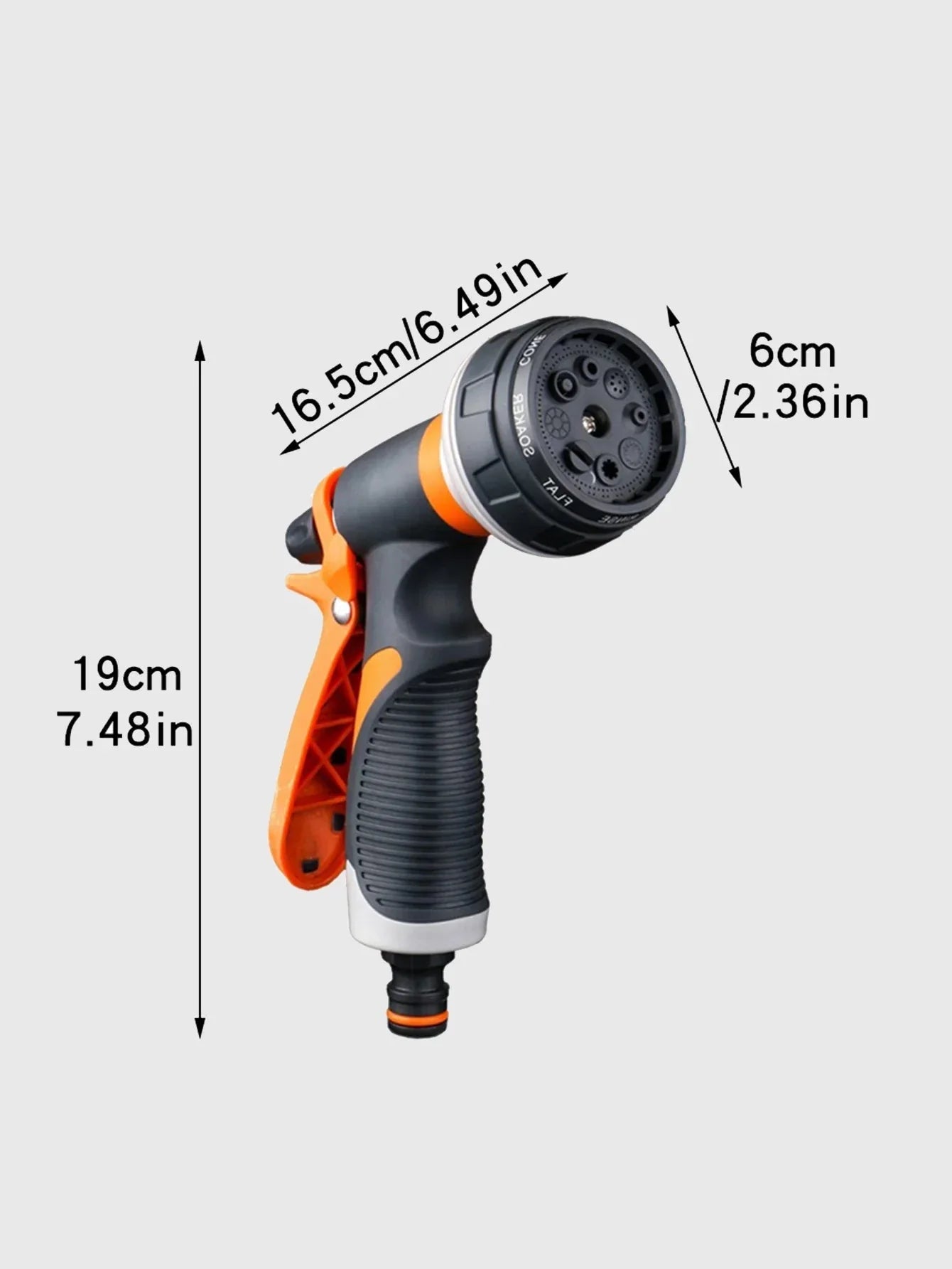 Garden Spray Gun with 8 Spray Patterns – Watering, Cleaning & Car Wash