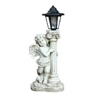 Solar Angel Light Statue 19.29 Inch Outdoor Garden Path Light